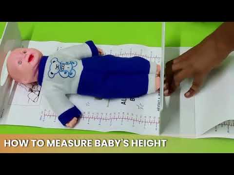 Infantometer Mat Scale for Baby height measuring scale - SRSB130 - Alpha  Scales